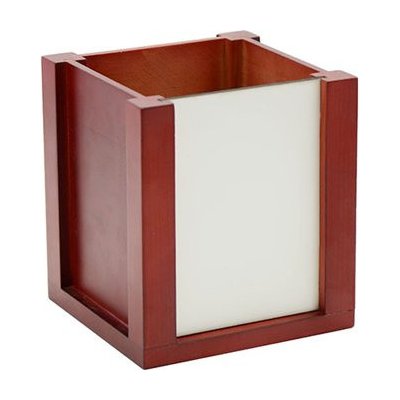 Stojan na psací potřeby dřevěný tmavý sublimace termotransfer – Sleviste.cz