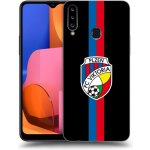 Picasee silikonové Samsung Galaxy A20s - FC Viktoria Plzeň H černé