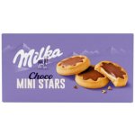 Milka Choco Mini Stars sušenky mléčná náplň a čokoláda 150 g – Zboží Dáma