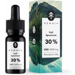 Hemnia Full Spectrum CBD Konopný olej 30% 9000 mg 30 ml