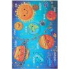 Koberec Breno TORINO KIDS 230 solar system 80x120 cm Vícebarevná