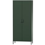 Jan Nowak Šatní skříň FLAVIO, 800 x 1850 x 450 mm zelená láhev – Hledejceny.cz