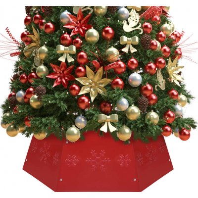 zahrada-XL Podložka pod vánoční stromek červená Ø 68 x 25 cm – Zboží Mobilmania
