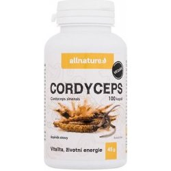 Allnature Cordyceps doplněk stravy 100 kapslí