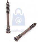 Vrut terasový RAPI-TEC TERASO ANTIK se závitem pod hlavou, TORX drážka, nerez A4 5,5 x 60, balení 200 ks – Hledejceny.cz