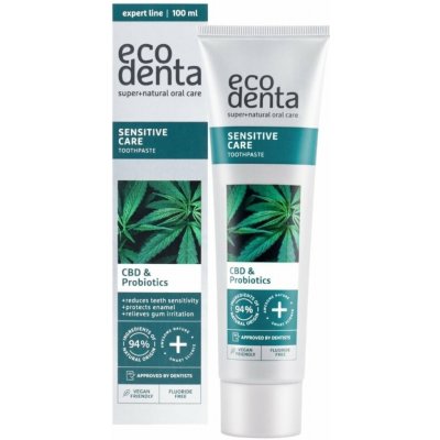 Ecodenta Sensitive CBD bioaktivní s CBD 100 ml – Hledejceny.cz