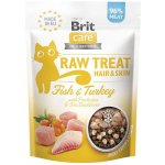 Brit Raw Treat Cat Hair&Skin Fish&Turkey 40 g – Zbozi.Blesk.cz