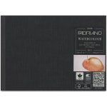 Fabriano Sketch book Skicák 15x15 cm 110g 80 listů tvrdé černé desky – Zboží Dáma