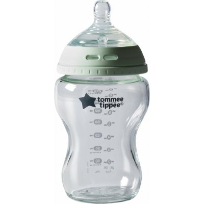 Tommee Tippee kojenecká láhev C2N skleněná bílá 250ml – Zboží Mobilmania