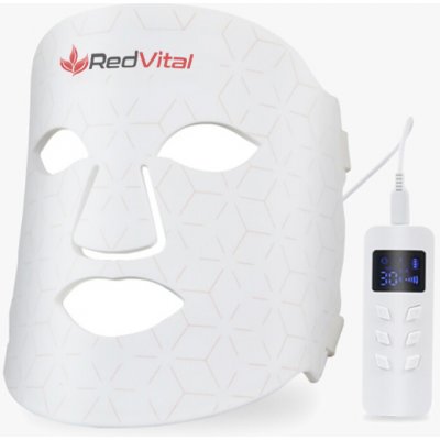Maska s červeným světlem pro péči o pleť VitaMask 1.0 bílá – Sleviste.cz