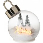 DRAGIMEX Vánoční LED dekorace ozdoba koule hvězda s časovačem pr. 11 x 14,5 cm – Hledejceny.cz