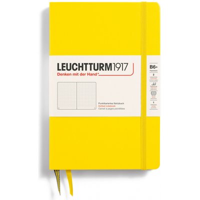 Leuchtturm1917 B6+ Tečkovaný zápisník Hardcover Lemon – Zboží Živě