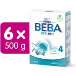 BEBA 4 OPTIPRO 6 x 500 g – Zboží Mobilmania