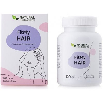 Natural Medicaments FitMy Hair pro zdravé a krásné vlasy 120 kapslí – Zboží Mobilmania