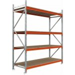 Majster Regál Longspan 250 x 185 x 80 4 police pozink oranžová – Zboží Dáma