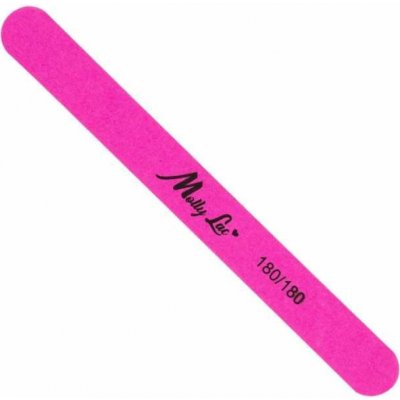 MollyLac pilník na nechty infinity slim neon pink rovný 180/180 – Zboží Dáma