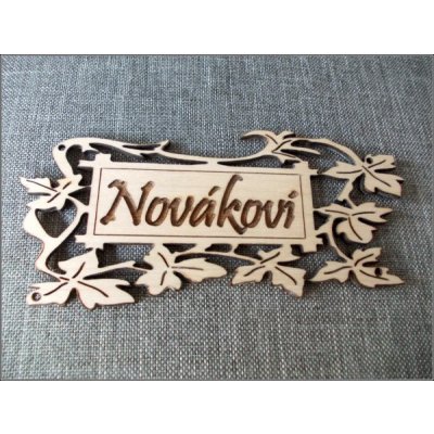 DCH Cedulka na dveře - jmenovka 6. – Zboží Dáma