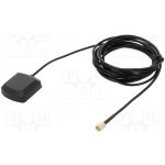 YIC ATGG4336M-SMA-3 Anténa; GNSS,GPS; 3dBi; RHCP; magnetický; 25x25mm; Dél: 3m | Zboží Auto