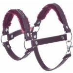 Ohlávka s beránkem z koženky Burgundy – Zboží Dáma