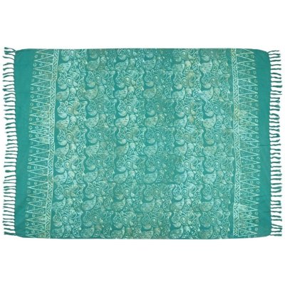 šátek sarong Paisley zelený