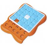 Nina Ottosson Pamlskový hlavolam pro psy Challenge Slider 37,5 x 37,5 x 5 cm Obtížnost 3, oranžovo-modrý – Zboží Dáma