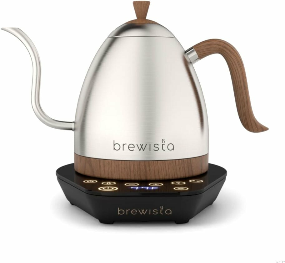 Brewista Artisan Gooseneck 1 l stříbrná