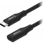 AlzaPower APW-CBTC00510B Core USB-C (M) to USB-C (F) 3.2 Gen 1, 1m, černý