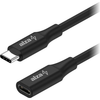 AlzaPower APW-CBTC00510B Core USB-C (M) to USB-C (F) 3.2 Gen 1, 1m, černý – Zboží Mobilmania