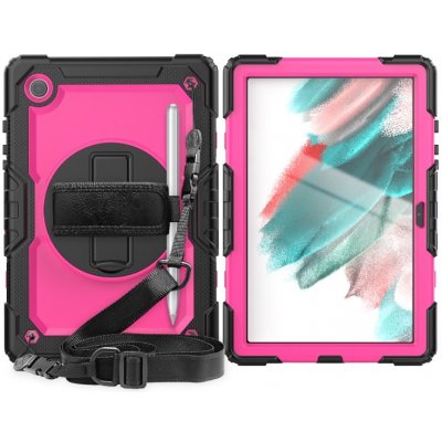 Protemio Solid 360 Obal Samsung Galaxy Tab A8 SM-X205/SM-X200 59554 černo-růžový