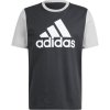 Pánské sportovní tričko adidas Performance Big Logo Single Jersey Essentials Black/Medium Grey Heather