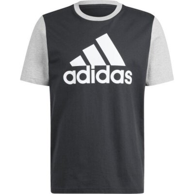 adidas Performance Big Logo Single Jersey Essentials Black/Medium Grey Heather – Zbozi.Blesk.cz