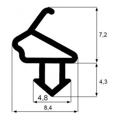 DAB Trade Těsnění KAL-8 Aluplast (TPS)