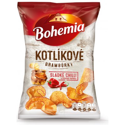 Bohemia Kotlíkové brambůrky sladké chilli paprika 100 g – Zbozi.Blesk.cz