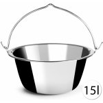 Perfect Home 13956 Zesílený nerezový kotlík na guláš 15 L – Zboží Dáma