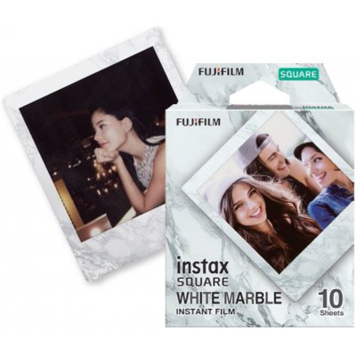 FUJIFILM Instax Square WHITE MARBLE Instant Film – Zbozi.Blesk.cz