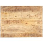 Omaxi 793597 Stolní deska masivní mangovníkové dřevo 15–16 mm 80 x 60 cm – Sleviste.cz