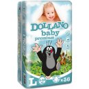 Dollano Baby CZ Jednorázové Krteček Premium L 56 ks