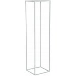 HowHomely STOJAN NA KVĚTINÁČ SIMPLE 100x24x24 cm BÍLÁ – Zboží Dáma