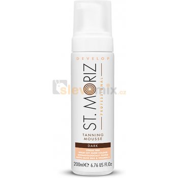 St. Moriz Self Tanning samoopalovací pěna odstín Dark (With Olive Milk and Vitamin E) 200 ml