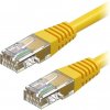 síťový kabel AlzaPower APW-CBP5EU0002I Patch CAT5E UTP, 0,25m, žlutý
