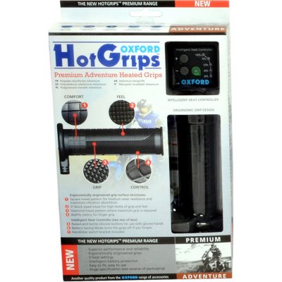 OXFORD Vyhřívané gripy ADVENTURE Premium 22mm | Zboží Auto