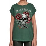 BLACK HEART LIPSTICK SKULL EXT černá – Zboží Mobilmania