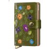 Pouzdro na doklady a karty Secrid premium Miniwallet Stitch Floral Olive
