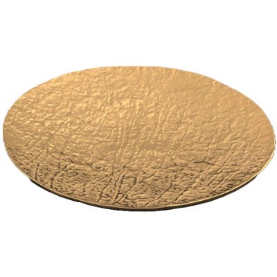Dekorační zlatý tepaný talíř 34 x 34 x 3,5 cm – Hledejceny.cz