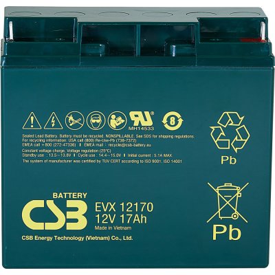 CSB 12V 17Ah EVX12170 – Zboží Živě
