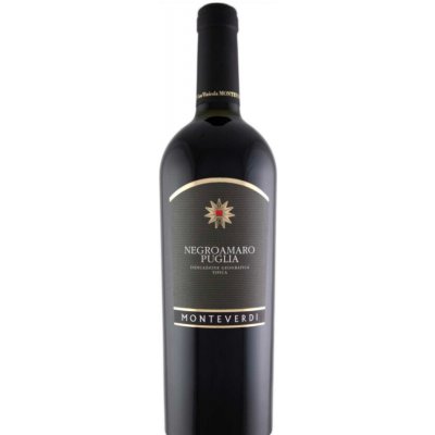 Monteverdi Negroamaro Puglia Igt suché červené 2021 14,5% 0,75 l (holá láhev) – Hledejceny.cz