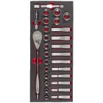 Milwaukee 4932479826 Gola sada 1/2” 10 ÷ 24 mm v pěnové vložce 28 dílů – Sleviste.cz