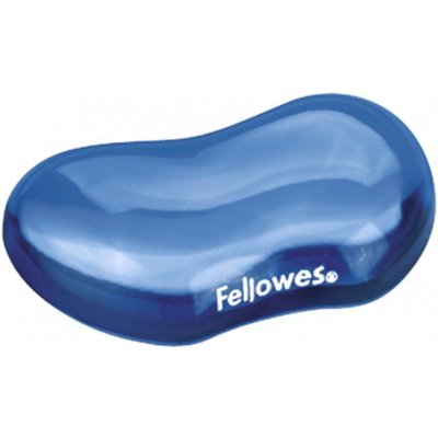 Fellowes Podložka pod zápěstí CRYSTAL gelová modrá