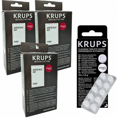 Krups F0540010 3 ks + Krups XS300010 čisticí tablety – Zboží Dáma