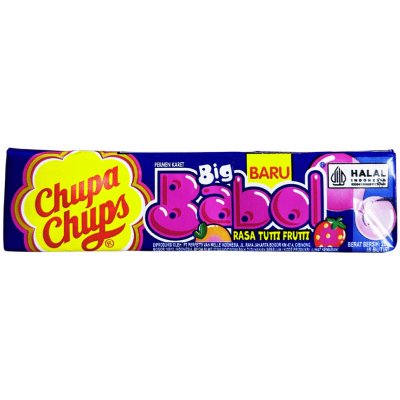 Chupa Chups Big Babol Tutti Frutti Bubble Gum 20g – Hledejceny.cz